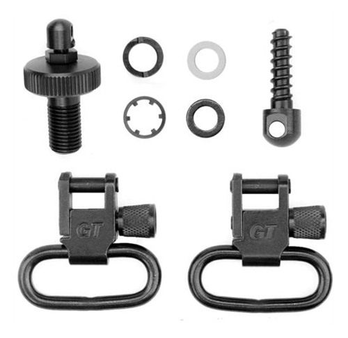 Grovtec Us Shotgun Locking Swivel Set for Mossberg 500 12 ga Black