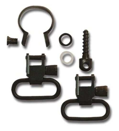 Grovtec Us Remington Rifle Locking Swivel Sets for 760 and 7600 Black