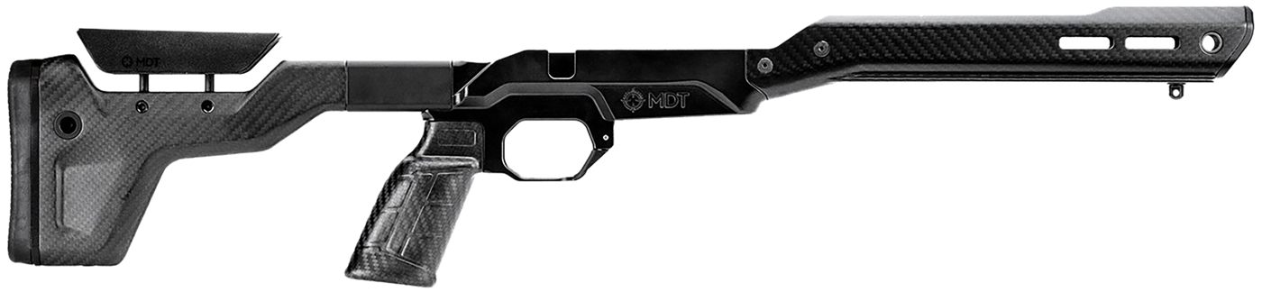 MDT 107837BCF HNT26 Chassis System Black Carbon Fiber Fits Howa 1500 SA/ We