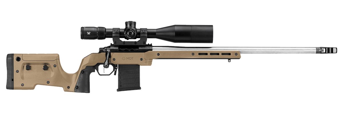 MDT Sporting Goods 105345FDE XRS Chassis System Flat Dark Earth Ruger Ameri