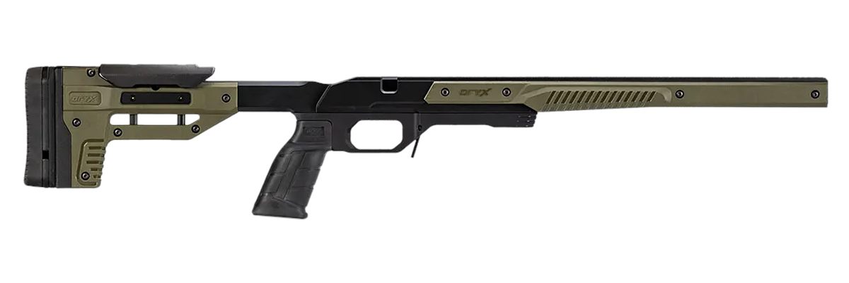 MDT 104218ODG Oryx Chassis OD Green 6061-T6 Aluminum Fits Howa 1500 LA/ Wea
