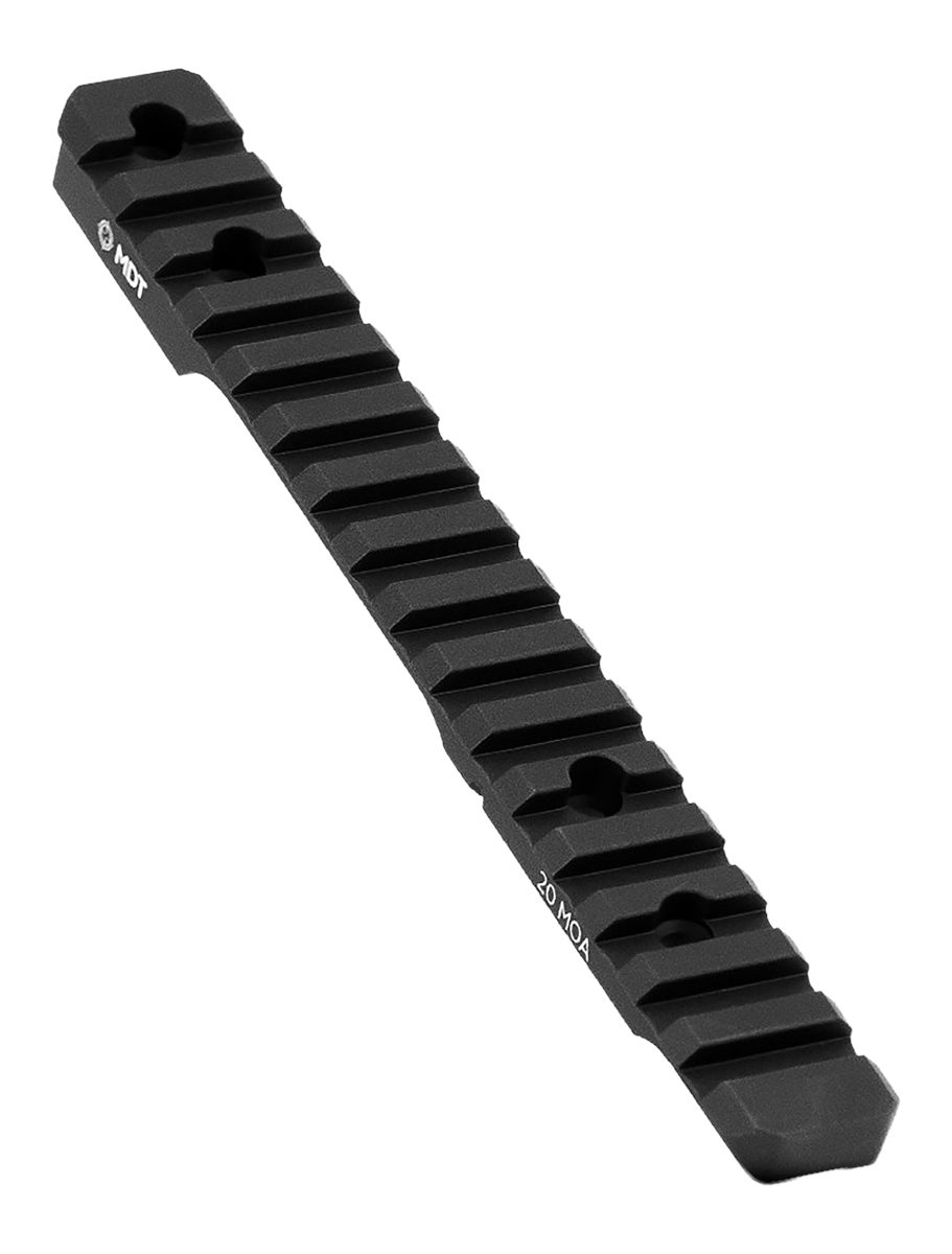 MDT 104505BLK Picatinny Scope Rail Black Anodized 11in Long Fits Tikka T1X