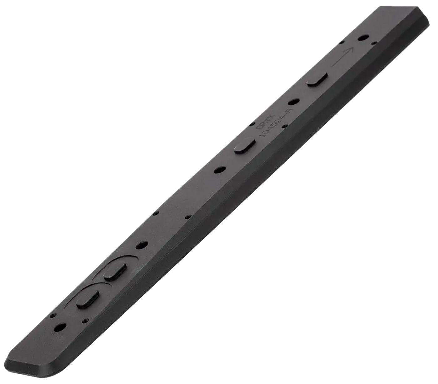 MDT 104595BLK M-LOK Arca Rail Oryx Black Aluminum