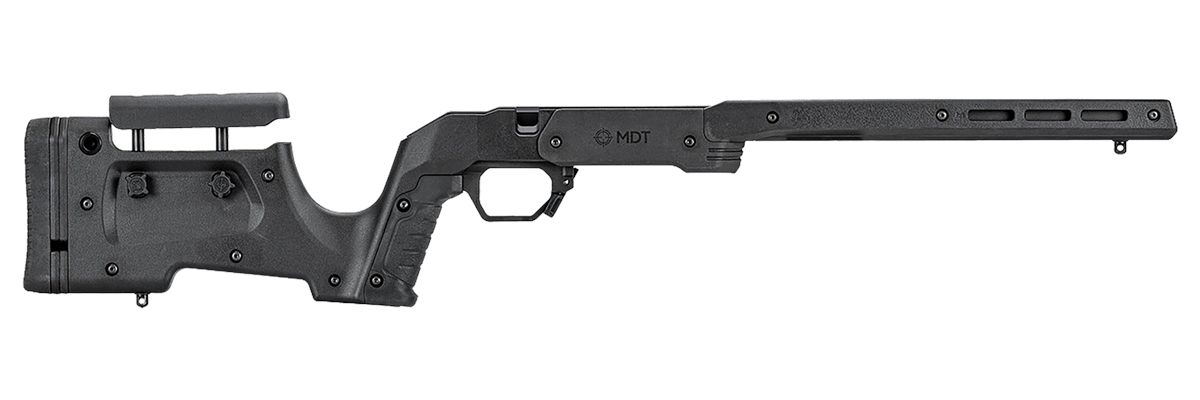 MDT Sporting Goods 105051BLK XRS Chassis Black Aluminum Core with Polymer P