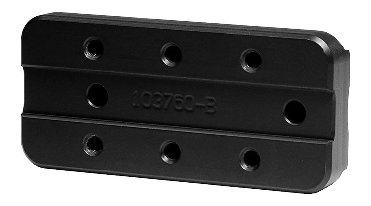 MDT 104059BLK Forend Weight 0.52 lbs Each (5 Pack), Black Steel, Compatible