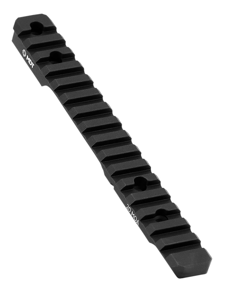 MDT 102189BLK Picatinny Scope Rail Black Anodized Aluminum 11in Long Fits H