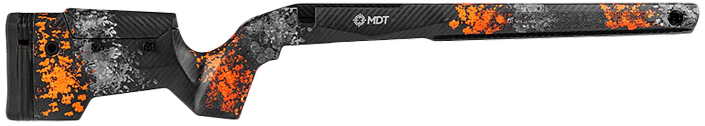 MDT 109559HOG Orange/Gray Foam Filled Carbon Fiber Fits Remington 700