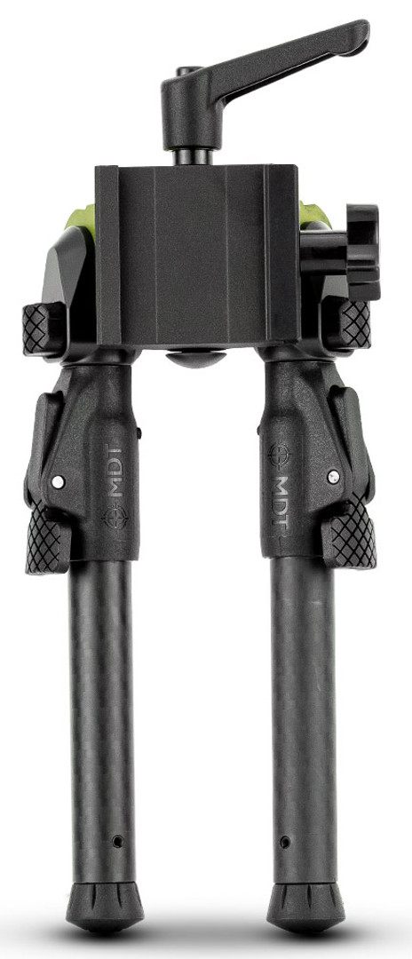 MDT Sporting Bipod Grnd POD-RRS Dovetail Green Accent