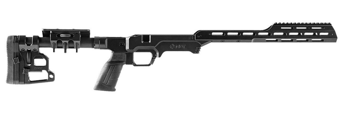 MDT 114635BLK The Tactical LSS Gen3 Black Fits Remington 700 Short Action