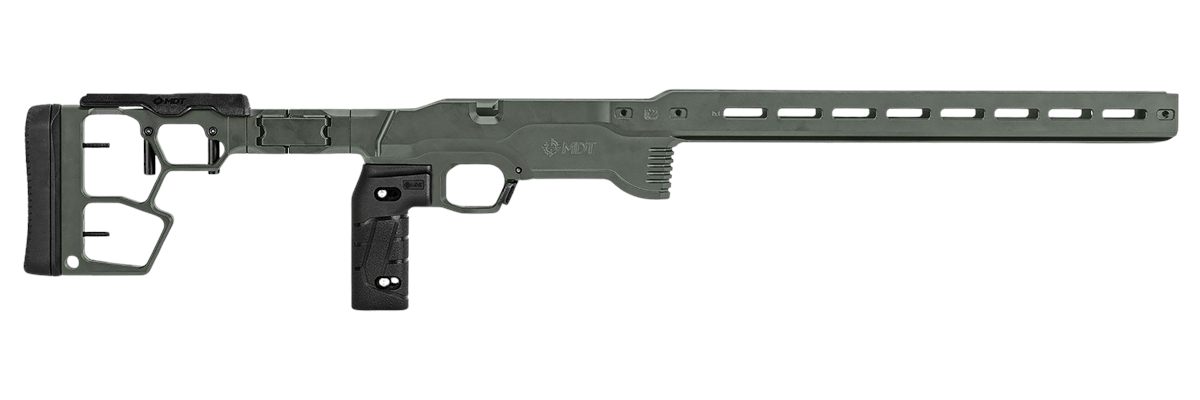 MDT 114882CCG ACC Premier Gen2 Chassis System Cerakote Charcoal Green Alumi