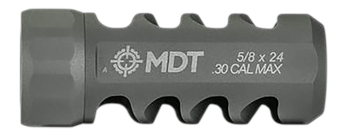 MDT 109154RTI Hunt Brake Black Titanium 5/8inx24 Threads 30 Cal