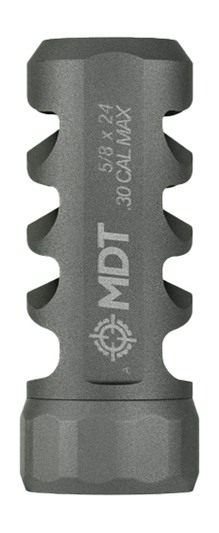MDT 109150RTI Hunt Brake Black Titanium 5/8inx24 Threads 30 Cal view 2