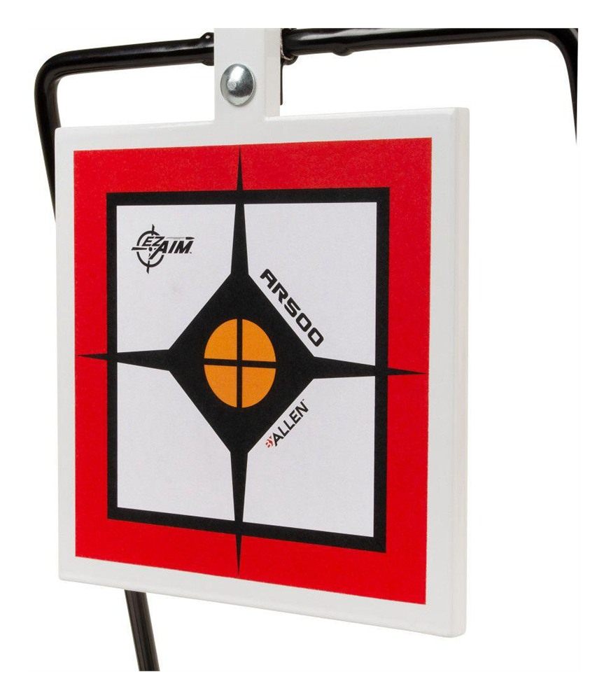 Allen EZ-Aim Hardrock AR500 Square Spinner Target Stand for Rimfire Rounds