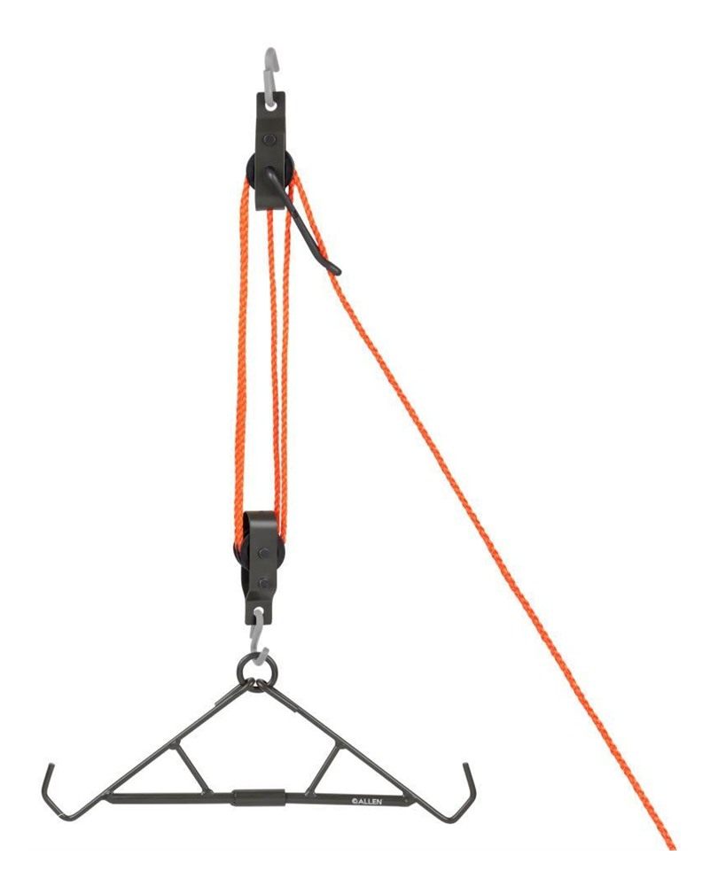 Allen Takedown Gambrel and Hoist Steel 500 lbs Orange