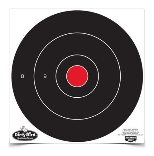 Birchwood Casey Dirty Bird 12in Bull's-Eye Target 100/ct