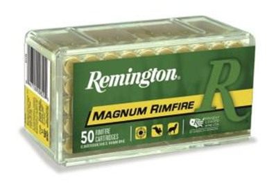 Remington Arms Magnum Rimfire Ammunition .22 WMR 40 gr PSP 1910 fps 2000/ct