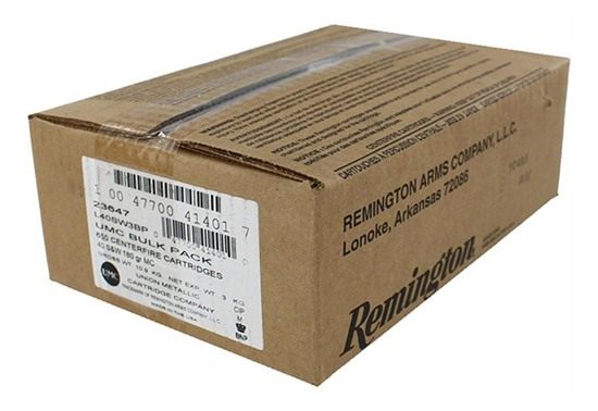 Remington Arms UMC Handgun Ammunition .40 S W 180 gr FMJ 990 fps 650/ct (Bu
