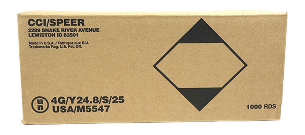 Cci Blazer Brass Handgun Ammunition .40 S W 165 gr FMJ 1050 fps 1000/ct Cas