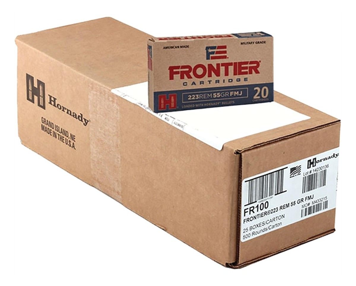 Frontier Cartridge Hornady Rifle Ammunition .223 Rem 55 gr FMJ 3240 fps 500 view 2