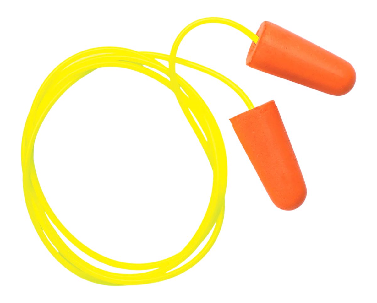 Pyramex DP1001 Corded Foam 32 dB In The Ear Yellow/Orange 100 Pair