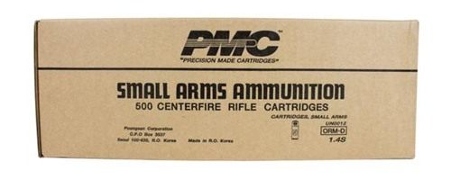 PMC Ammunition Bronze Rifle .308 Win 147 gr Fmjbt 2780 fps 500/ct