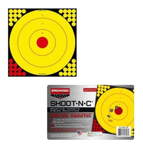 Birchwood Casey Longrange Bullseye Target - 5/ct