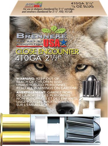 Brenneke USA SL4102CE Close Encounter Home Defense 410 Gauge 2.50in 1/4oz S view 2