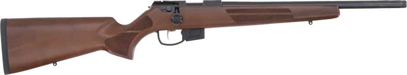 Anschutz 1761 HB 17HMR 18in TB Blued/Walnut Classic 2-STG
