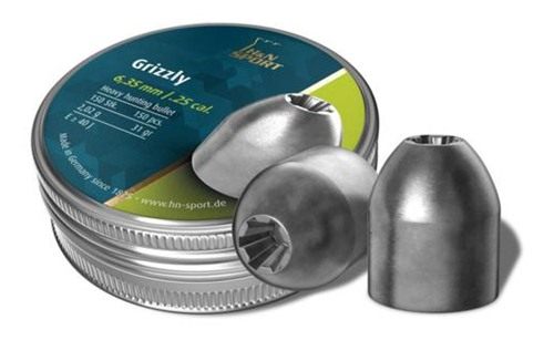Escort Shotguns H N Grizzly .25 Caliber Airgun Pellets 150 Count