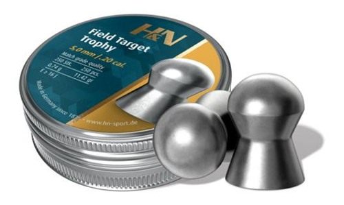 Escort Shotguns H N Field Target Trophy Pellets .20 cal. 250/ct Round Tin