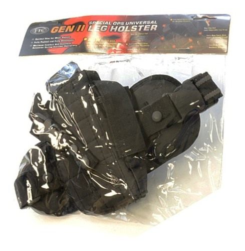 UTG Special Operations Universal Tactical Black Leg Holster - Gen II view 2