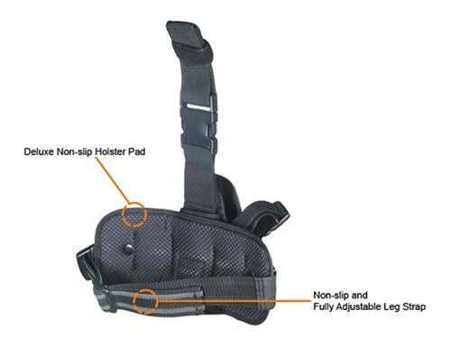 UTG Special Operations Universal Tactical Black Leg Holster - Gen II view 3