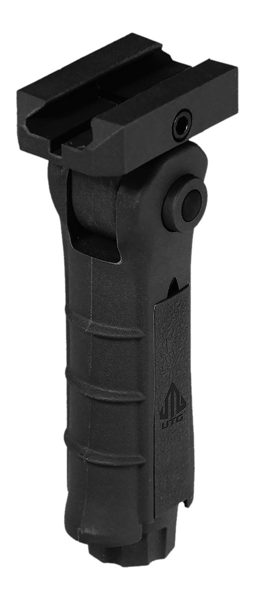 Leapers Ergonomic Ambidextrous 5-position Foldable Foregrip - Black