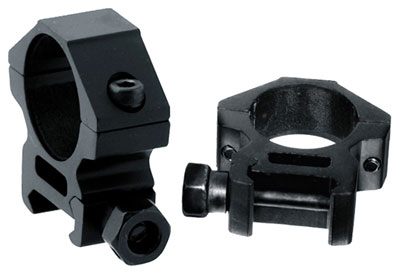 UTG RINGS 30MM LOW PROFILE MATTE BLACK PICATINNY/WEAVER