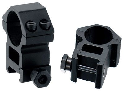 UTG RINGS 30MM HIGH PROFILE MATTE BLACK PICATINNY/WEAVER