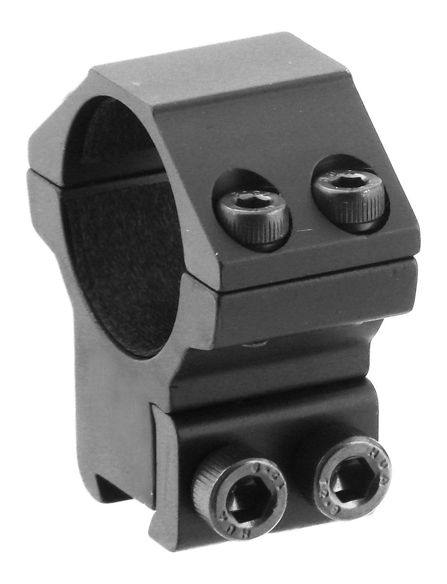 Accu Shot UTG 30mm/2PCs Medium Profile Airgun Rings w/Stop Pin Black