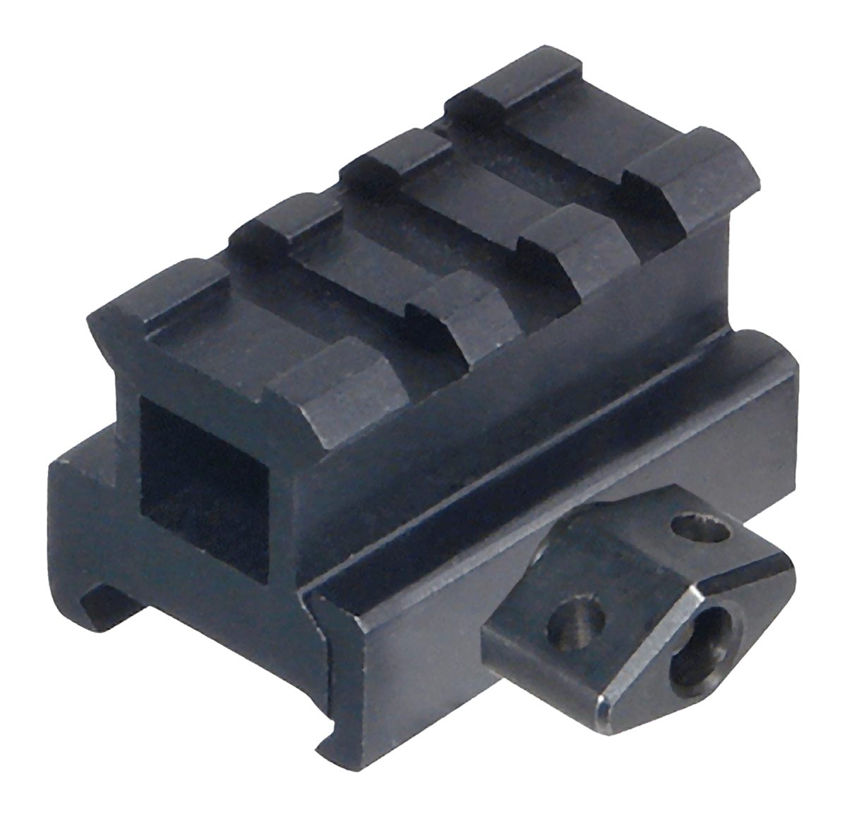 UTG Med-pro Compact Riser Mount, 0.83in High, 3 Slots Black