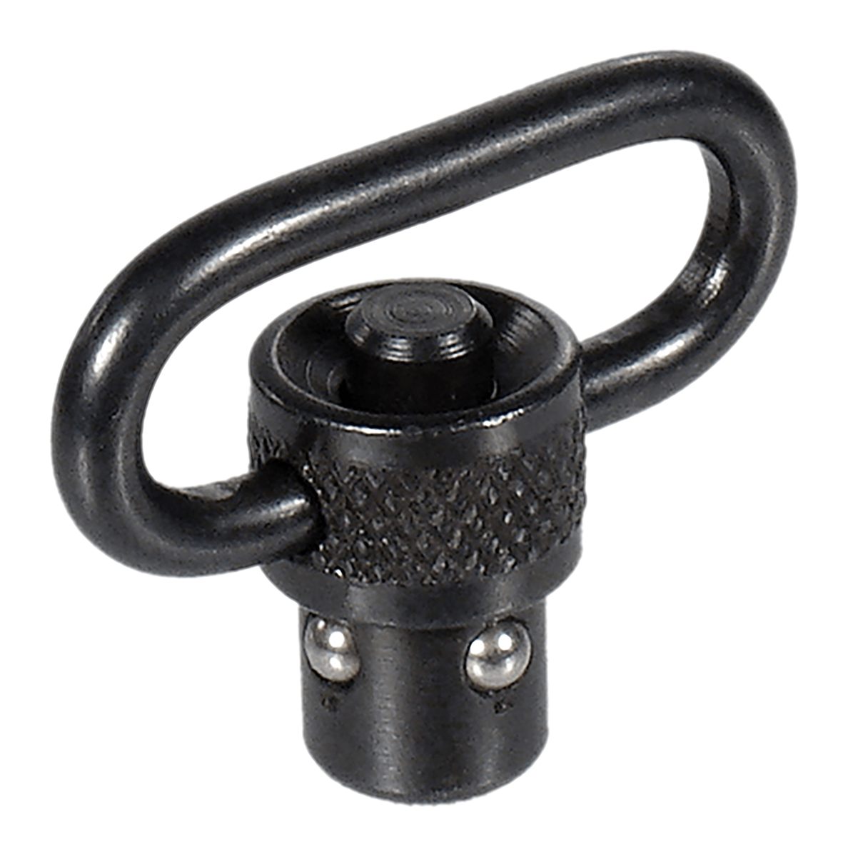 Leapers TLQDSW08A QD Sling Swivel Black 1in Push Button Steel