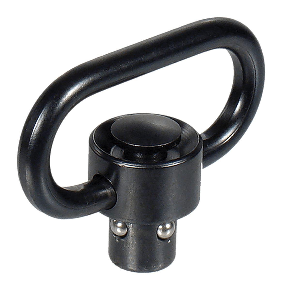 Leapers, UTG TLQDSW18 QD Sling Swivel Black 1.38in Push Button Steel