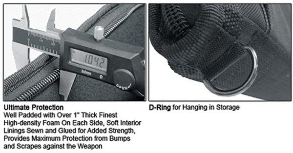 UTG GUN Case 42in Black DC Tactical view 2