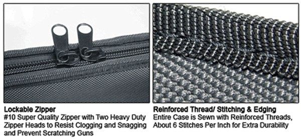 UTG GUN Case 42in Black DC Tactical view 5