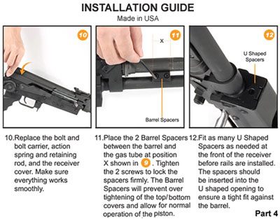 UTG RAIL PICATINNY AK47 DROP-IN YUGO M70 view 3
