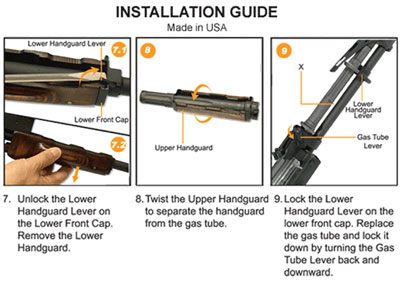 UTG RAIL PICATINNY AK47 DROP-IN YUGO M70 view 5