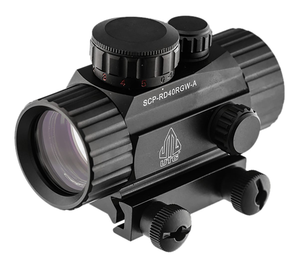 Leapers UTG SCPRD40RGWA ITA Black Anodized 1x 38mm Tube 4 MOA Red/Green CBQ