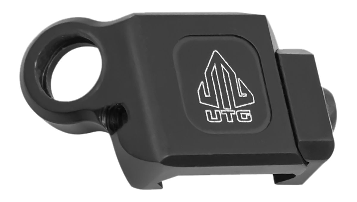 Leapers UTG TLSWPM01 Angled QD Sling Swivel Adaptor Picatinny Black Aluminu
