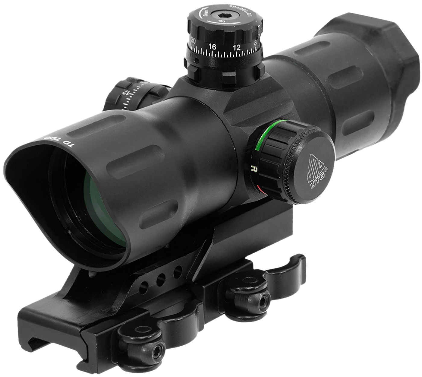 Leapers, UTG 6 Inch ITA CQB Red/Green T-dot Sight with Offset QD Mount