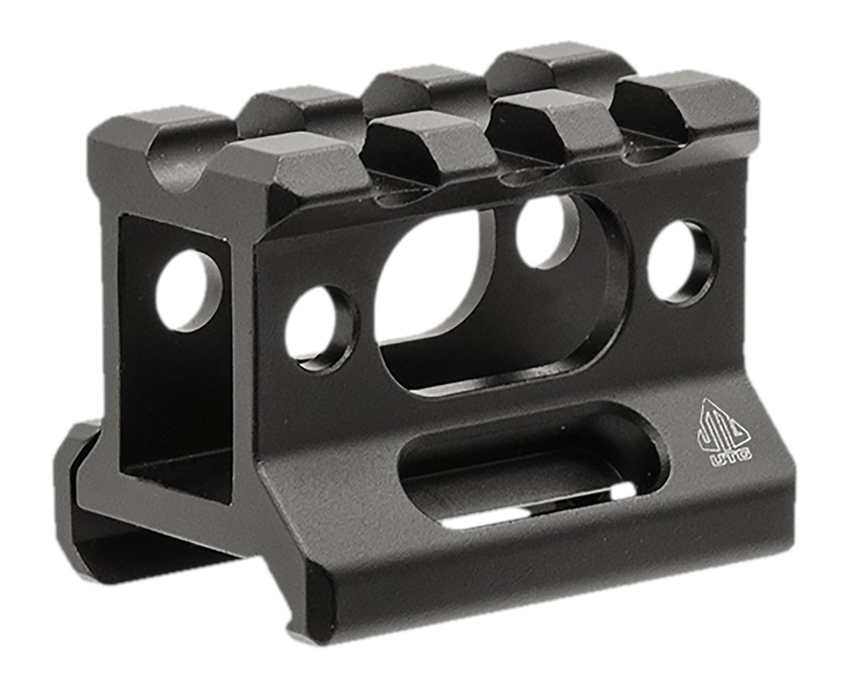 UTG 3-slot Slim Picatinny Short Riser Mount 1in High, 3 Black