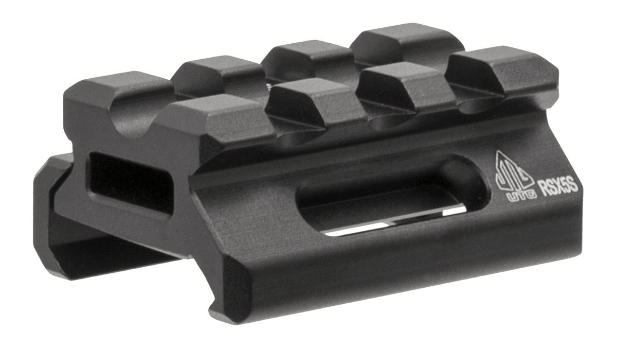 UTG Leapers MT-RSX5S Super Slim Picatinny Riser Mount, 1/2in Height, 3 Slot view 2