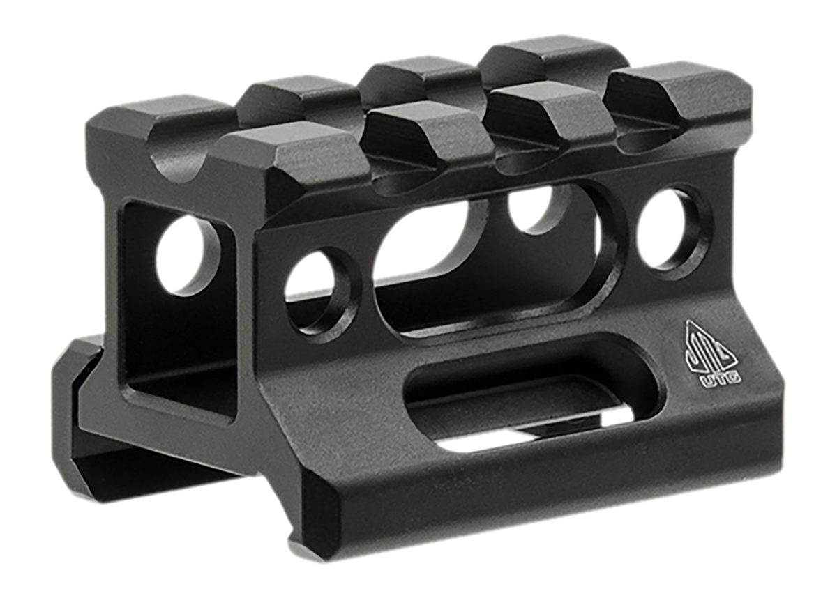 Leapers MTRSX8S Picatinny Riser Matte Black Anodized Aluminum Mount