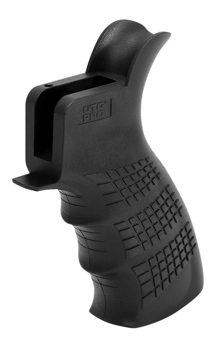 Leapers, UTG RBUPG01B Pistol Grip Black Polymer Fits AR-15